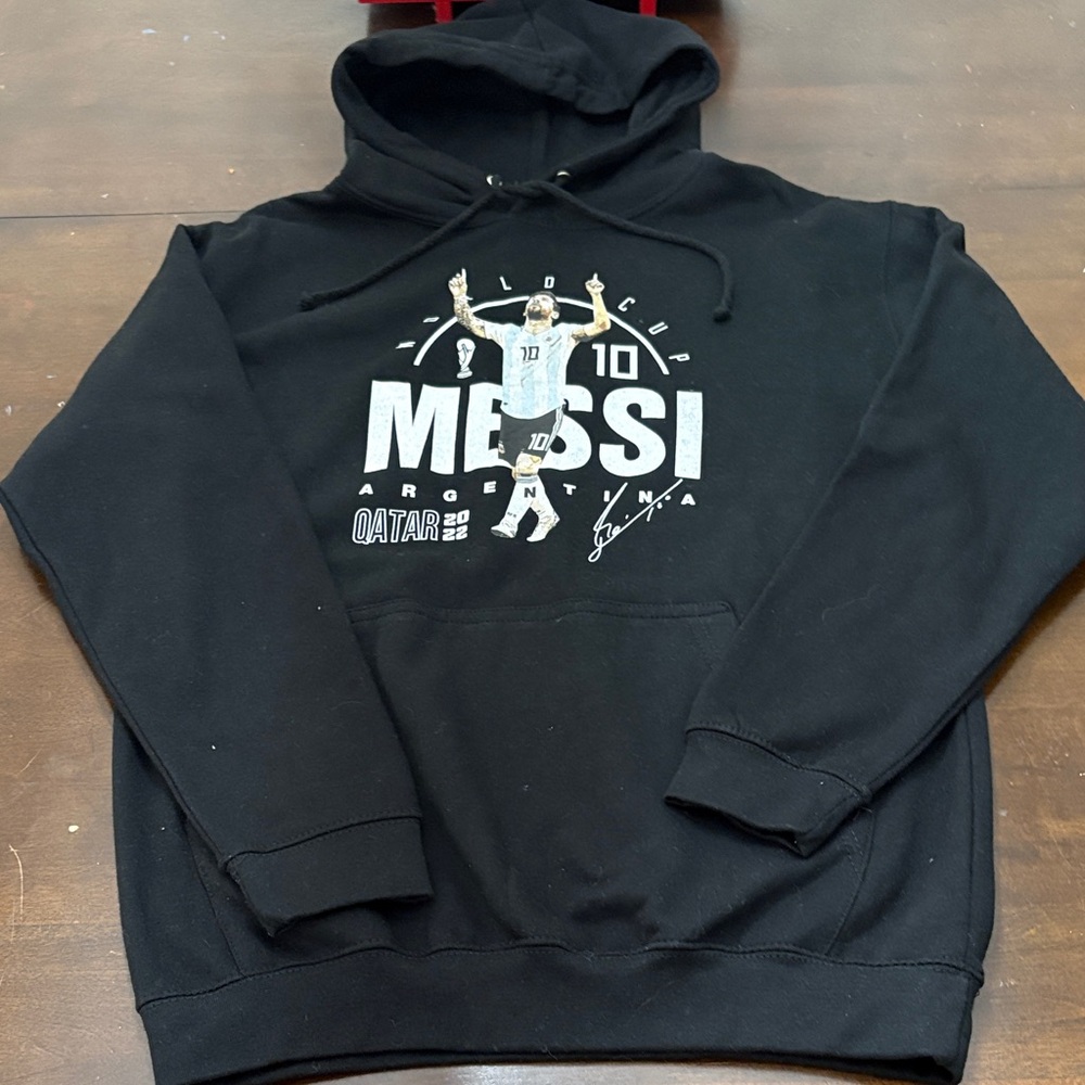 Black Lionel Messi Hoodie